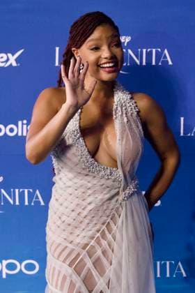 May 11, 2023, Mexico City, Mexico: Actress Halle Bailey attends the red carpet of The little Mermaid film premiere at Toreo Parque Central. on May 11, 2023 in Mexico City, Mexico. Mexico City Mexico - ZUMAe321 20230512_zia_e321_025 Copyright: xJulianxLopezx