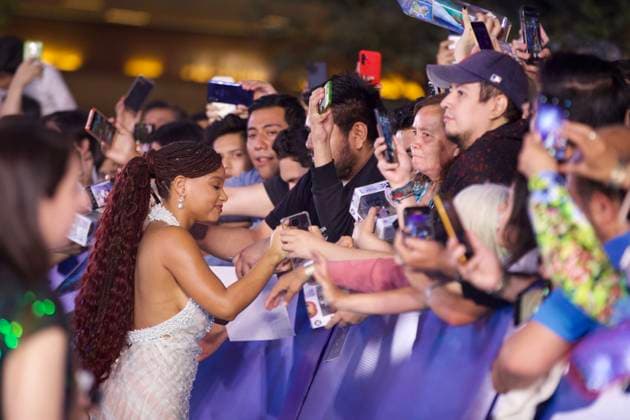 May 11, 2023, Mexico City, Mexico: Actress Halle Bailey attends the red carpet of The little Mermaid film premiere at Toreo Parque Central. on May 11, 2023 in Mexico City, Mexico. Mexico City Mexico - ZUMAe321 20230512_zia_e321_028 Copyright: xJulianxLopezx