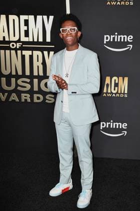 May 11, 2023, Frisco, TX, USA: Breland attends the 58th Academy Of Country Music Awards at The Ford Center at The Star on May 11, 2023 in Frisco, Texas. Frisco USA - ZUMAs181 20230511_zea_s181_001 Copyright: xCaseyxFlaniganx