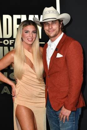 May 11, 2023, Frisco, TX, USA: Brittany Warthan, Randall King attend the 58th Academy Of Country Music Awards at The Ford Center at The Star on May 11, 2023 in Frisco, Texas. Frisco USA - ZUMAs181 20230511_zea_s181_009 Copyright: xCaseyxFlaniganx