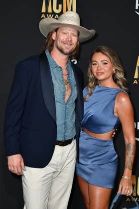 May 11, 2023, Frisco, TX, USA: Brian Kelley, Brittany Marie Cole attend the 58th Academy Of Country Music Awards at The Ford Center at The Star on May 11, 2023 in Frisco, Texas. Frisco USA - ZUMAs181 20230511_zea_s181_027 Copyright: xCaseyxFlaniganx