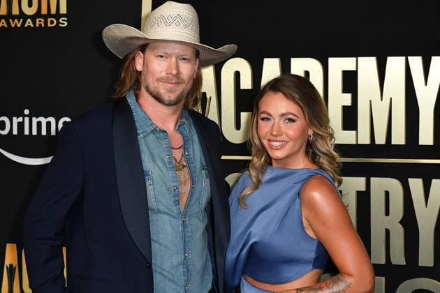 May 11, 2023, Frisco, TX, USA: Brian Kelley, Brittany Marie Cole attend the 58th Academy Of Country Music Awards at The Ford Center at The Star on May 11, 2023 in Frisco, Texas. Frisco USA - ZUMAs181 20230511_zea_s181_029 Copyright: xCaseyxFlaniganx