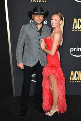 May 11, 2023, Frisco, TX, USA: Jason Aldean, Brittany Kerr attend the 58th Academy Of Country Music Awards at The Ford Center at The Star on May 11, 2023 in Frisco, Texas. Frisco USA - ZUMAs181 20230511_zea_s181_290 Copyright: xCaseyxFlaniganx