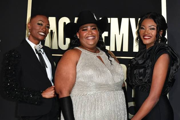 May 11, 2023, Frisco, TX, USA: Chapel Hart attends the 58th Academy Of Country Music Awards at The Ford Center at The Star on May 11, 2023 in Frisco, Texas. Frisco USA - ZUMAs181 20230511_zea_s181_096 Copyright: xCaseyxFlaniganx