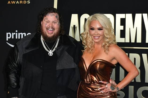 May 11, 2023, Frisco, TX, USA: Jelly Roll, Bunnie Xo attend the 58th Academy Of Country Music Awards at The Ford Center at The Star on May 11, 2023 in Frisco, Texas. Frisco USA - ZUMAs181 20230511_zea_s181_106 Copyright: xCaseyxFlaniganx