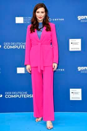Katrin Bauerfeind at the German Computer Game Award 2023 ceremony at Spindler Klatt Berlin, 11 05 2023 Foto:xN.xKubelkax xFuturexImage