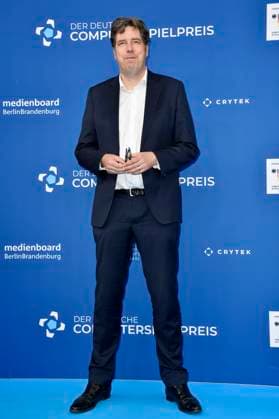 Michael Kellner at the award ceremony of the German Computer Game Award 2023 at Spindler Klatt Berlin, 11 05 2023 Foto:xN.xKubelkax xFuturexImage