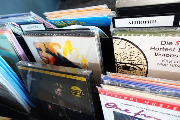 Vinyl Kultur Berlin, Germany, DEU, GER, 09 05 2023 Berlin record store with extensive vinyl offer and partly exclusive vinyl pressings