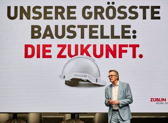 80 Seconds New Building Jörn Beckmann, CEO Züblin EUR, Europe, Germany, Berlin, 12 05 2023 Keynote Dipl Ing Jörn Beckmann, CEO Züblin Under the motto Every 80 seconds an apartment would have to be built to reach the goal of 400,000 new apartments per year The construction site talk 80 Seconds New Building mediates contac