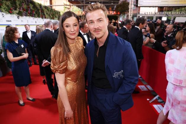 German Film Award 2023 Alexandra Maria Lara and Albrecht Schuch on the Red Carpet at the Lola German Film Award 2023 ceremony at the Theater am Potsdamer Platz in Berlin 12 05 2023 Copyright: xEventpressx