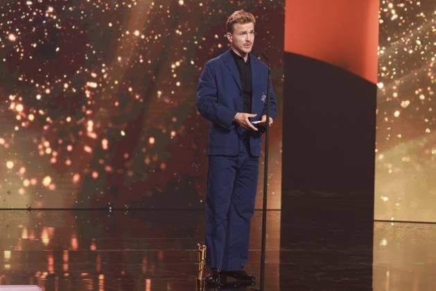 German Film Award 2023 BEST MALE SINGLE winner Albrecht Schuch at the Lola German Film Award 2023 ceremony at the Theater am Potsdamer Platz in Berlin 12 05 2023 Copyright: xEventpressx
