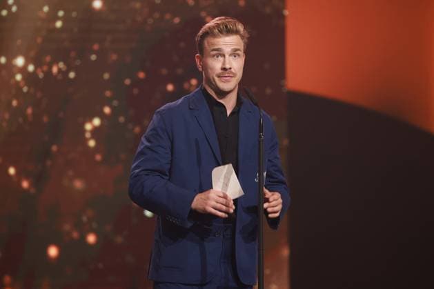German Film Award 2023 BEST MALE SINGLE winner Albrecht Schuch at the Lola German Film Award 2023 ceremony at the Theater am Potsdamer Platz in Berlin 12 05 2023 Copyright: xEventpressx