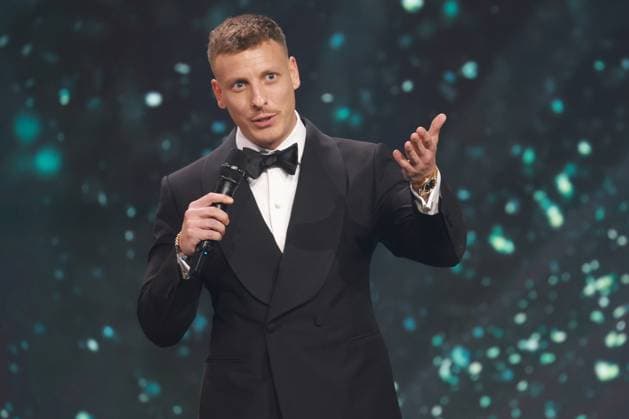 German Film Award 2023 Felix Lobrecht Laudator BEST SOUND DESIGN at the Lola German Film Award 2023 ceremony at the Theater am Potsdamer Platz in Berlin 12 05 2023 Copyright: xEventpressx