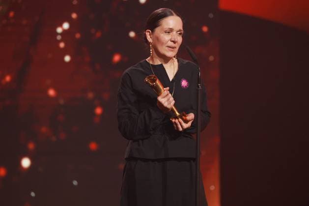 German Film Award 2023 BEST MASK PICTURE winner Heike Merker at the Lola German Film Award 2023 ceremony at the Theater am Potsdamer Platz in Berlin 12 05 2023 Copyright: xEventpressx