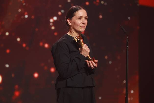 German Film Award 2023 BEST MASK PICTURE winner Heike Merker at the Lola German Film Award 2023 ceremony at the Theater am Potsdamer Platz in Berlin 12 05 2023 Copyright: xEventpressx