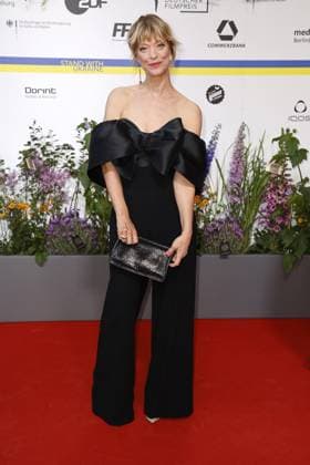 Heike Makatsch at the arrival to the award ceremony German Film Award on 12 05 2023 in Berlin German Film Award 2023 in Berlin Arrival Red Carpet