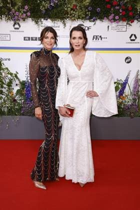 Gerit and Anja Kling at the arrival to the award ceremony German Film Award on 12 05 2023 in Berlin German Film Award 2023 in Berlin arrival red carpet