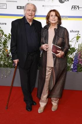Michael Verhoeven and Senta Berger arriving for the German Film Award ceremony on 12 05 2023 in Berlin German Film Award 2023 in Berlin Arrival Red Carpet