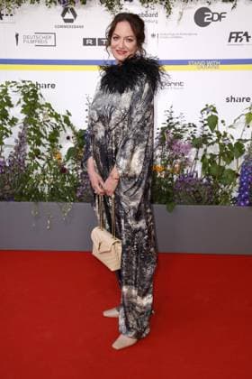 Natalia Woerner arriving at the German Film Award ceremony on 12 05 2023 in Berlin German Film Award 2023 in Berlin Arrival Red Carpet