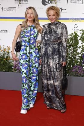 Paula Riemann and Katja Riemann at the arrival to the German Film Award ceremony on 12 05 2023 in Berlin German Film Award 2023 in Berlin Arrival Red Carpet