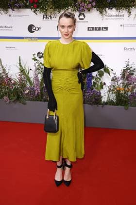 Luna Wedler arriving at the German Film Award ceremony on 12 05 2023 in Berlin German Film Award 2023 in Berlin Arrival Red Carpet