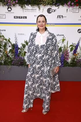 Inka Friedrich at the arrival to the award ceremony German Film Award on 12 05 2023 in Berlin German Film Award 2023 in Berlin arrival red carpet