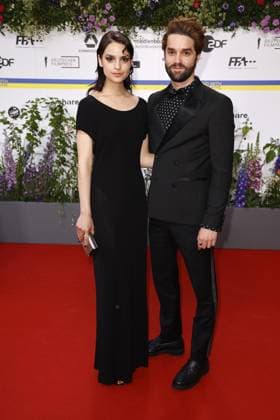 Luise Befort and her brother Max Befot at the arrival to the German Film Award ceremony on 12 05 2023 in Berlin German Film Award 2023 in Berlin Arrival Red Carpet