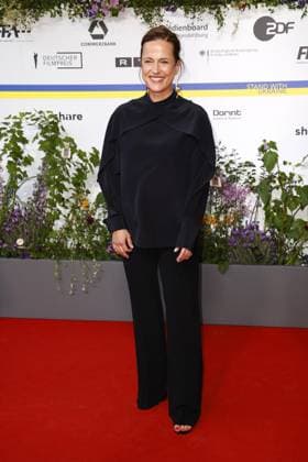 Claudia Michelsen at the arrival to the award ceremony German Film Award on 12 05 2023 in Berlin German Film Award 2023 in Berlin Arrival Red Carpet