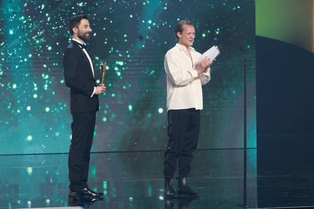 German Film Award 2023 Felix Kammerer Laudator BEST CAMERA IMAGE DESIGN at the Lola German Film Award 2023 ceremony at the Theater am Potsdamer Platz in Berlin 12 05 2023 Copyright: xEventpressx