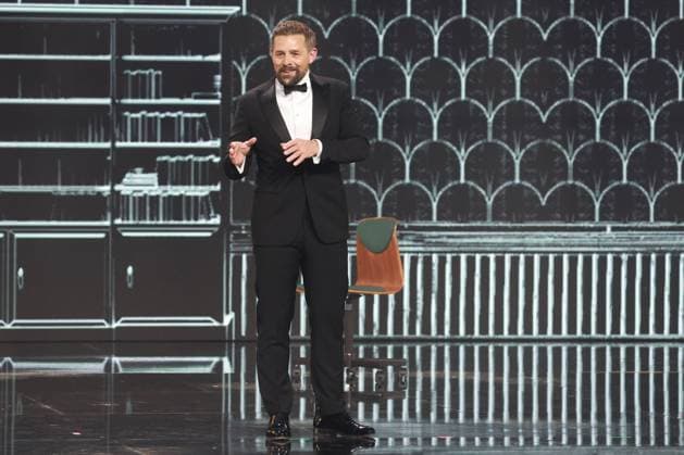 German Film Award 2023 Laudatio Klaas Heufer Umlauf BEST DREHBUCH at the award ceremony of the Lola German Film Award 2023 at the Theater am Potsdamer Platz in Berlin 12 05 2023 Copyright: xEventpressx