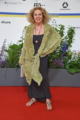 Michaela May arriving on the red carpet for the GERMAN FILM AWARD 2023 at the Theater am Potsdamer Platz in Berlin on 12 05 2023