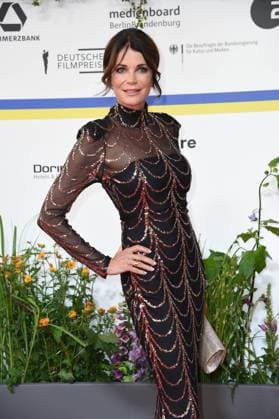 Gerit Kling arriving on the red carpet for the GERMAN FILM AWARD 2023 at the Theater am Potsdamer Platz in Berlin on 12 05 2023