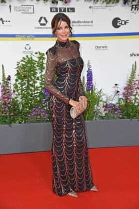 Gerit Kling arriving on the red carpet for the GERMAN FILM AWARD 2023 at the Theater am Potsdamer Platz in Berlin on 12 05 2023