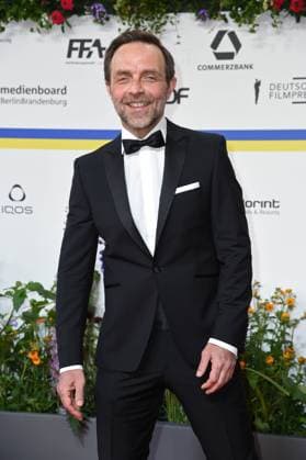 Aleksandar Jovanovic arriving on the red carpet for the GERMAN FILM AWARD 2023 at the Theater am Potsdamer Platz in Berlin on 12 05 2023