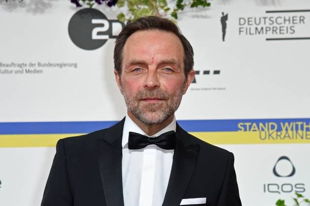 Aleksandar Jovanovic arriving on the red carpet for the GERMAN FILM AWARD 2023 at the Theater am Potsdamer Platz in Berlin on 12 05 2023