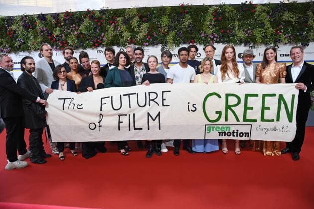 Feature at the arrival on the red carpet for the DEUTSCHER FILMPREIS 2023 at the Theater am Potsdamer Platz in Berlin on 12 05 2023