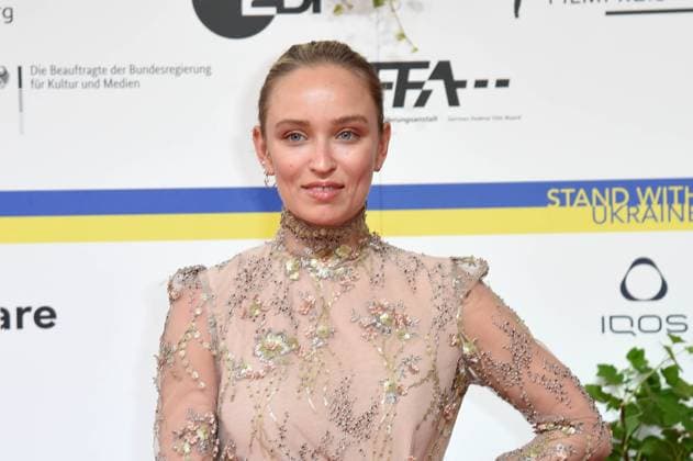 Caro Cult arriving on the red carpet for the GERMAN FILM AWARD 2023 at the Theater am Potsdamer Platz in Berlin on 12 05 2023