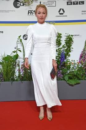 Lisa Maria Potthoff arriving on the red carpet for the GERMAN FILM AWARD 2023 at the Theater am Potsdamer Platz in Berlin on 12 05 2023