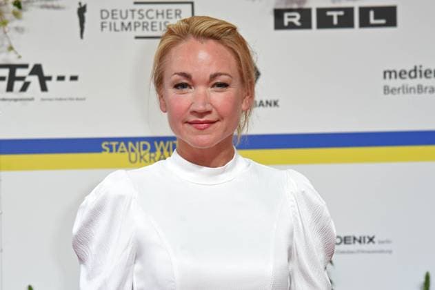 Lisa Maria Potthoff arriving on the red carpet for the GERMAN FILM AWARD 2023 at the Theater am Potsdamer Platz in Berlin on 12 05 2023