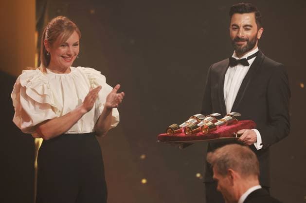 German Film Award 2023 Nadja Uhl Laudator BESUCHERSTÄRKSTER FILM at the Lola German Film Award 2023 ceremony at the Theater am Potsdamer Platz in Berlin 12 05 2023 Copyright: xEventpressx