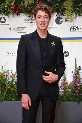 Daniel Donskoy arriving on the red carpet for the GERMAN FILM AWARD 2023 at the Theater am Potsdamer Platz in Berlin on 12 05 2023