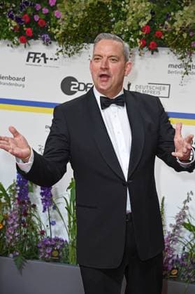 Christian Kahrmann arriving on the red carpet for the GERMAN FILM AWARD 2023 at the Theater am Potsdamer Platz in Berlin on 12 05 2023