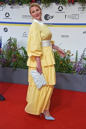Rosalie Thomass arriving on the red carpet for the GERMAN FILM AWARD 2023 at the Theater am Potsdamer Platz in Berlin on 12 05 2023