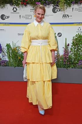 Rosalie Thomass arriving on the red carpet for the GERMAN FILM AWARD 2023 at the Theater am Potsdamer Platz in Berlin on 12 05 2023