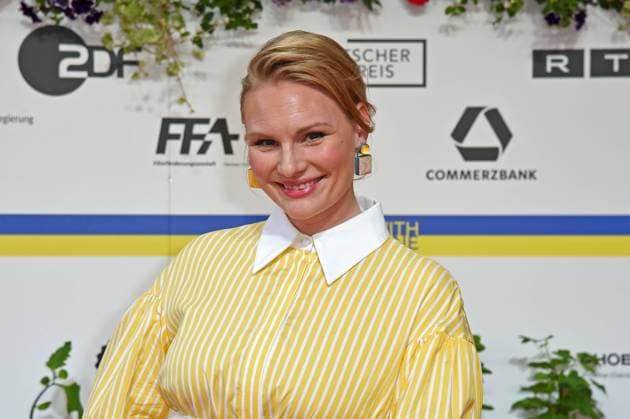 Rosalie Thomass arriving on the red carpet for the GERMAN FILM AWARD 2023 at the Theater am Potsdamer Platz in Berlin on 12 05 2023