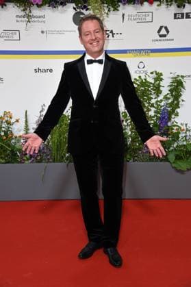 Florian Gallenberger arriving on the red carpet for the GERMAN FILM AWARD 2023 at the Theater am Potsdamer Platz in Berlin on 12 05 2023