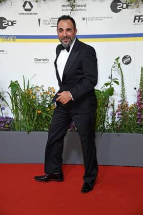 Adnan Maral arriving on the red carpet for the GERMAN FILM AWARD 2023 at the Theater am Potsdamer Platz in Berlin on 12 05 2023