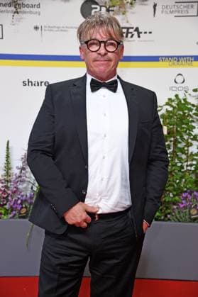 Andre Eisermann arriving on the red carpet for the GERMAN FILM AWARD 2023 at the Theater am Potsdamer Platz in Berlin on 12 05 2023