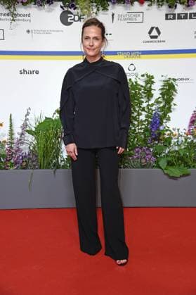 Claudia Michelsen arriving on the red carpet for the GERMAN FILM AWARD 2023 at the Theater am Potsdamer Platz in Berlin on 12 05 2023