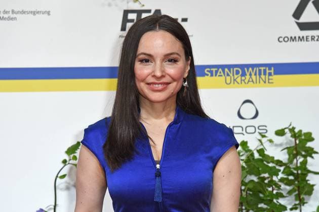 Mina Tander arriving on the red carpet for the GERMAN FILM AWARD 2023 at the Theater am Potsdamer Platz in Berlin on 12 05 2023